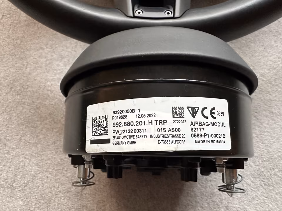 PORSCHE 992 GT3 Sport Steering Wheel 36cm Weissach Design RS Shift Paddle12 - Image 6