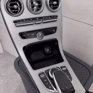 Mercedes Benz W205 center console with IWC Schaffenhausen C63 C43