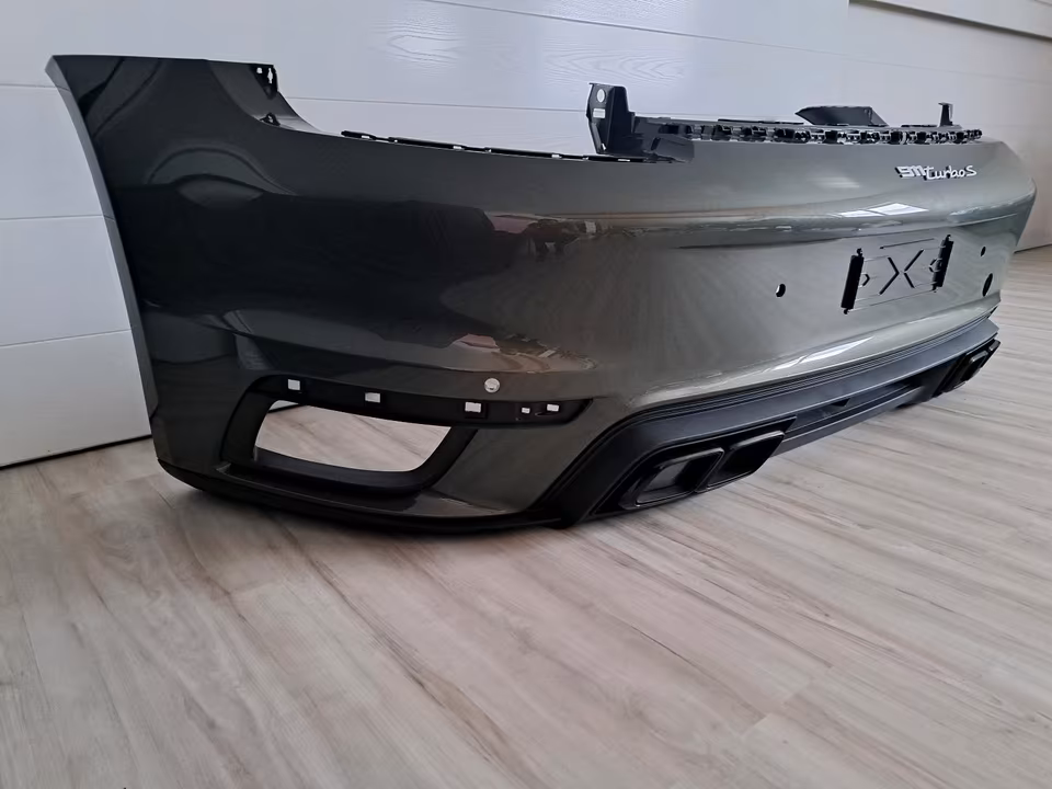 Porsche 911 992 TURBO S Rear Bumper Exhaust Trims - Image 8