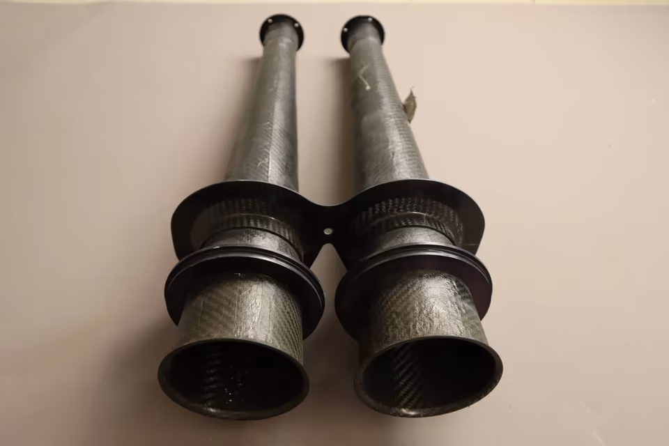 McLaren F1 GTR Carbon Intake Funnel Intake Manifolds Trumpets NOS