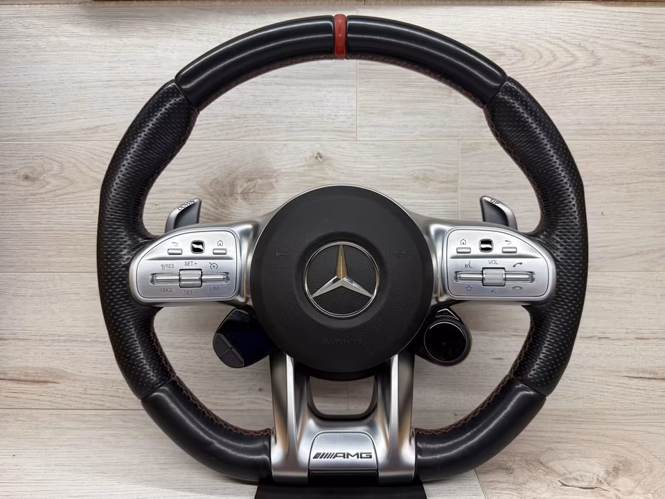MERCEDES AMG Steering Wheel Alcantara C63 E63 S63 G63 GLE GT
