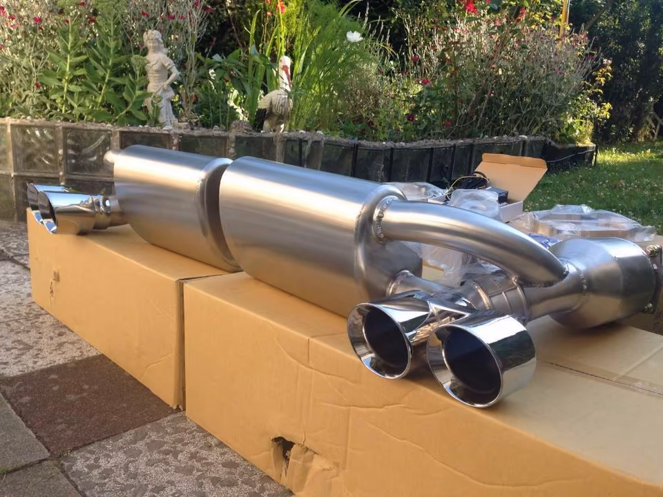 PORSCHE 911 996 Turbo Sport Exhaust 200 Zeller Sport Exhaust System - Image 10