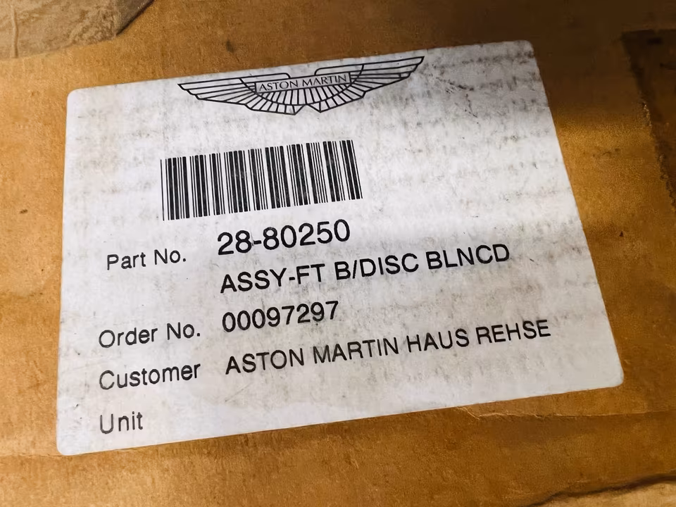Aston Martin DB7 brake pads brake disc 2884797 2880250 - Image 9