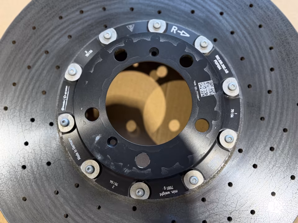 PORSCHE 911 TURBO S 992 CERAMIC BRAKE BRAKE CALIPERS BLACK - Image 19