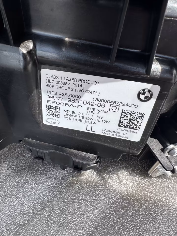 BMW M3 M4 G80/G82/G83 Laser LED Headlight Set 5A19367/9851042 - Image 3