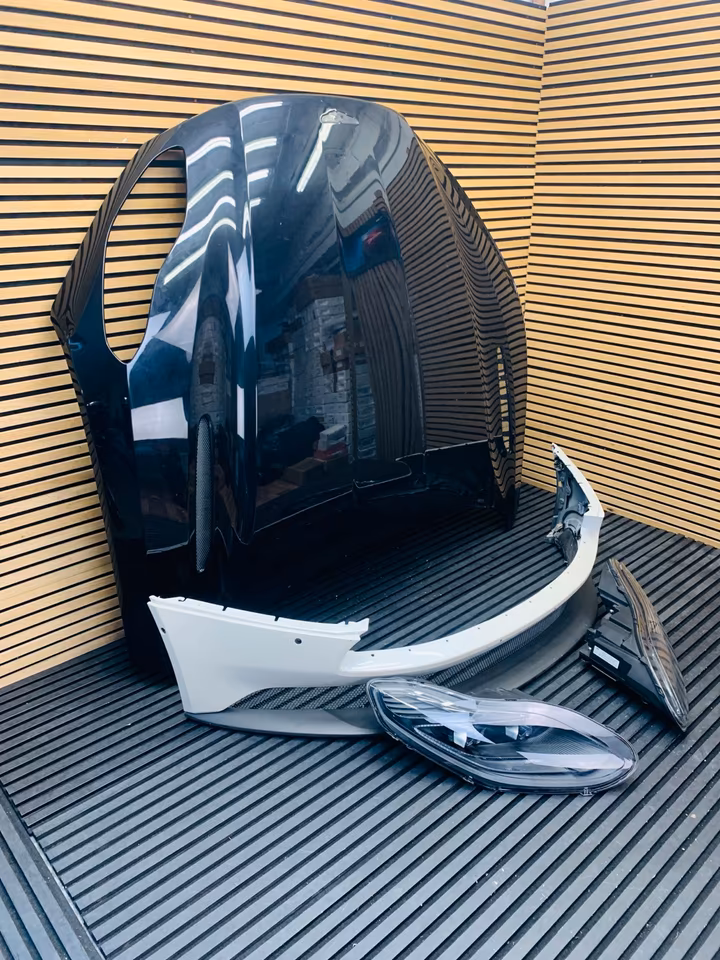 Aston Martin DB11 bumper, headlights, hood - Image 8