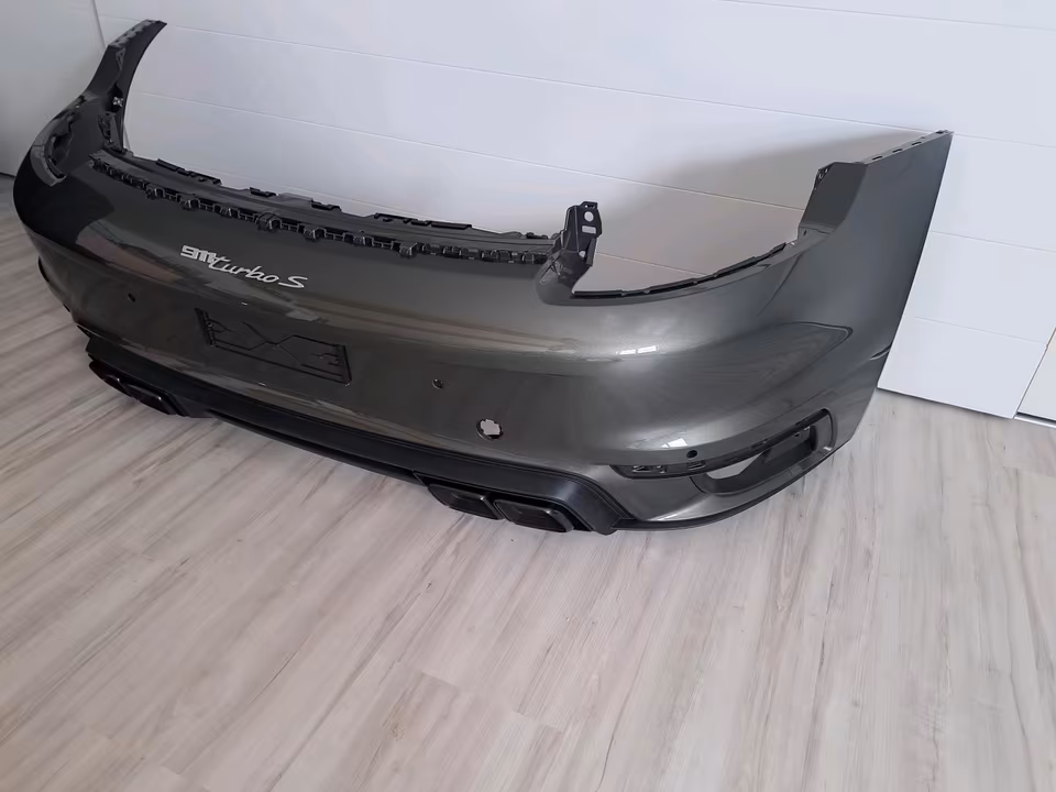 Porsche 911 992 TURBO S Rear Bumper Exhaust Trims - Image 7