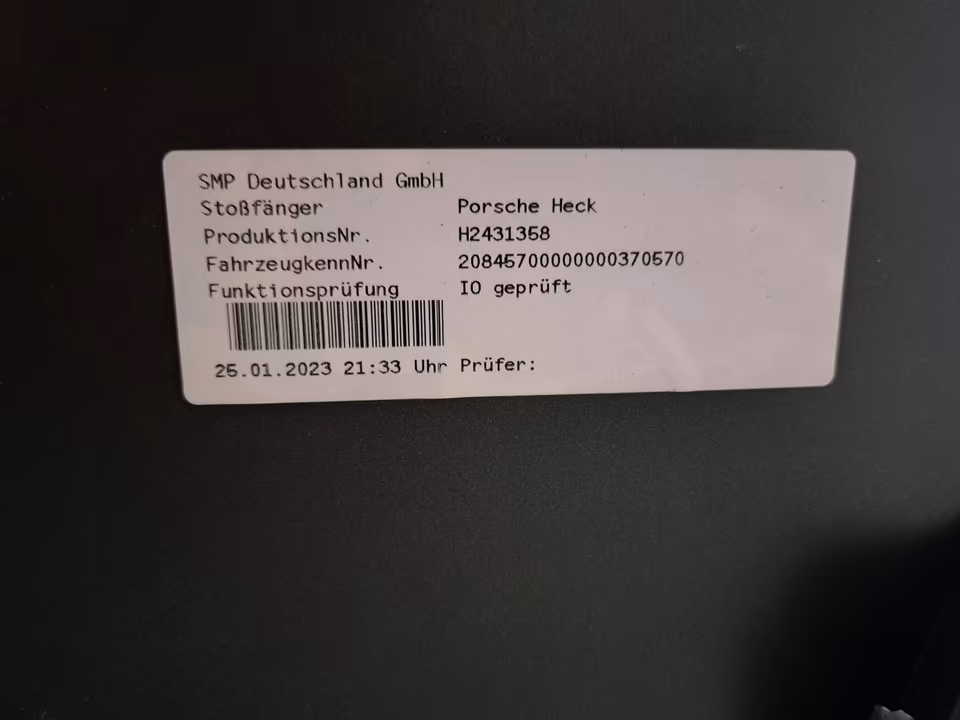 Porsche 911 992 TURBO S Rear Bumper Exhaust Trims - Image 16