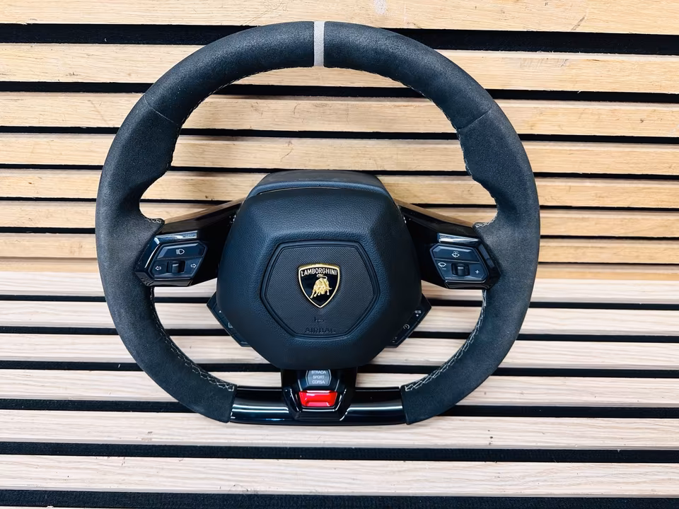 Lamborghini HURACAN Performante Steering Wheel alcantara 4T0419091 - Image 5