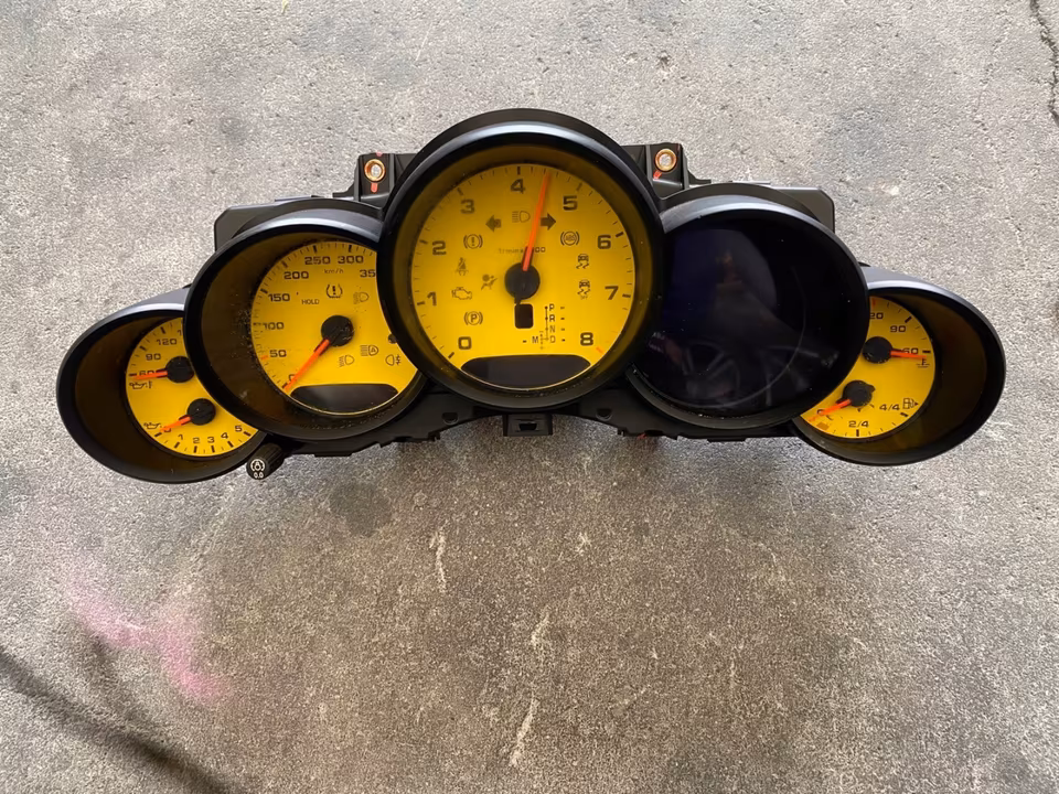 PORSCHE GT3 991 SPEEDOMETER EU SWITCH INSTRUMENT PANEL - Image 2