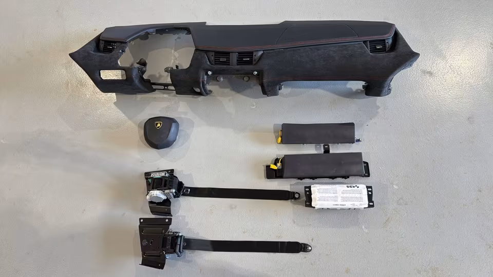 LAMBORGHINI AVENTADOR LP700 DASHBOARD MODULE ALCANTARA