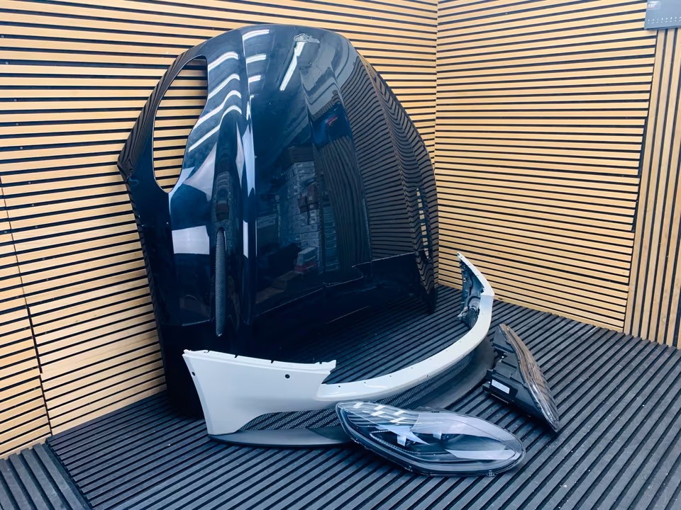 Aston Martin DB11 bumper, headlights, hood - Image 10