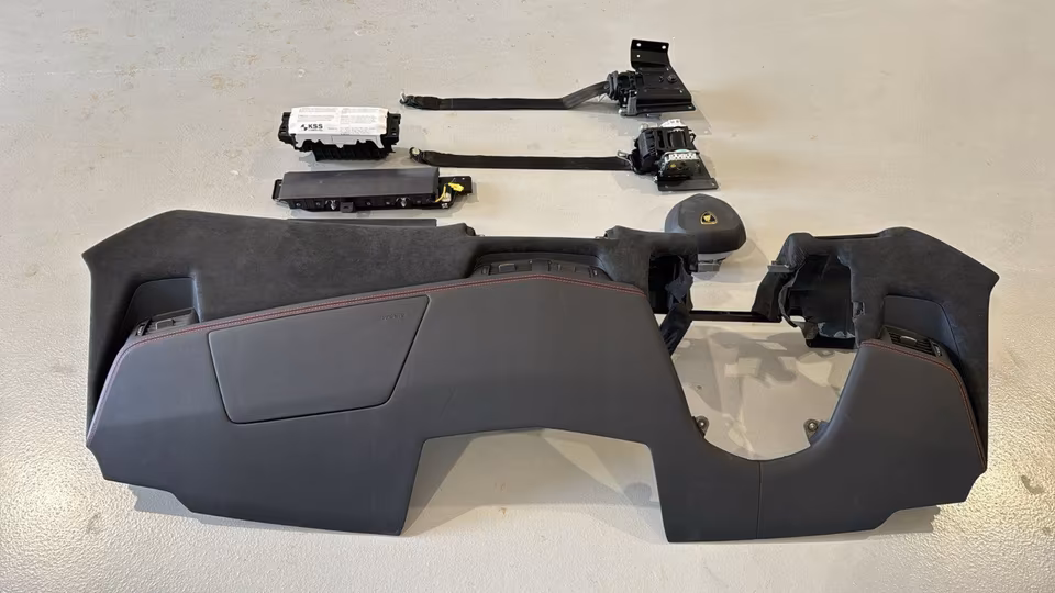 LAMBORGHINI AVENTADOR LP700 DASHBOARD MODULE ALCANTARA - Image 9