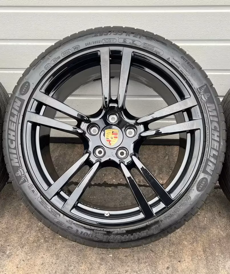 21 INCH SUMMER WHEELS PORSCHE CAYENNE 958 TURBO II DOT22 6-7MM - Image 6