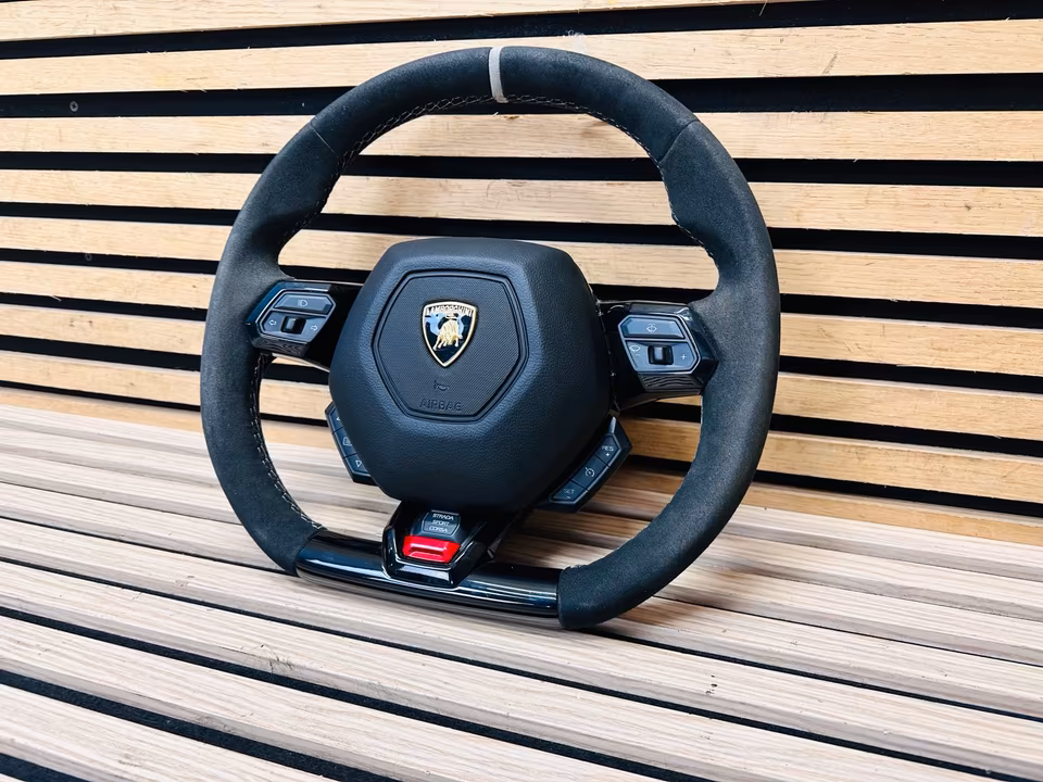 Lamborghini HURACAN Performante Steering Wheel alcantara 4T0419091 - Image 4