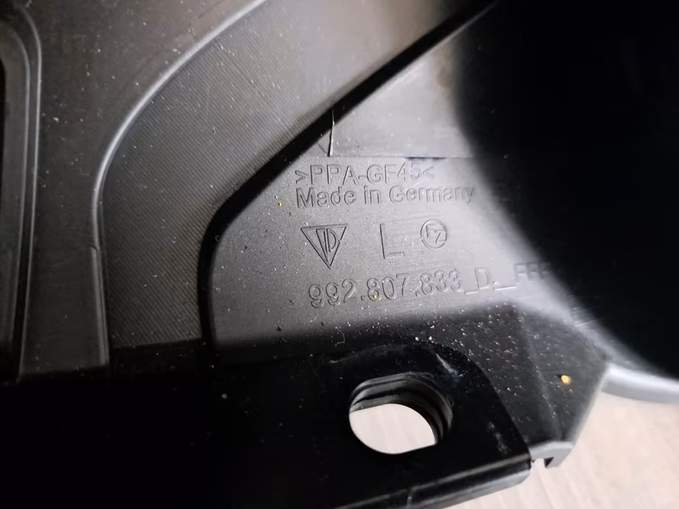 Porsche 911 992 TURBO S Rear Bumper Exhaust Trims - Image 12