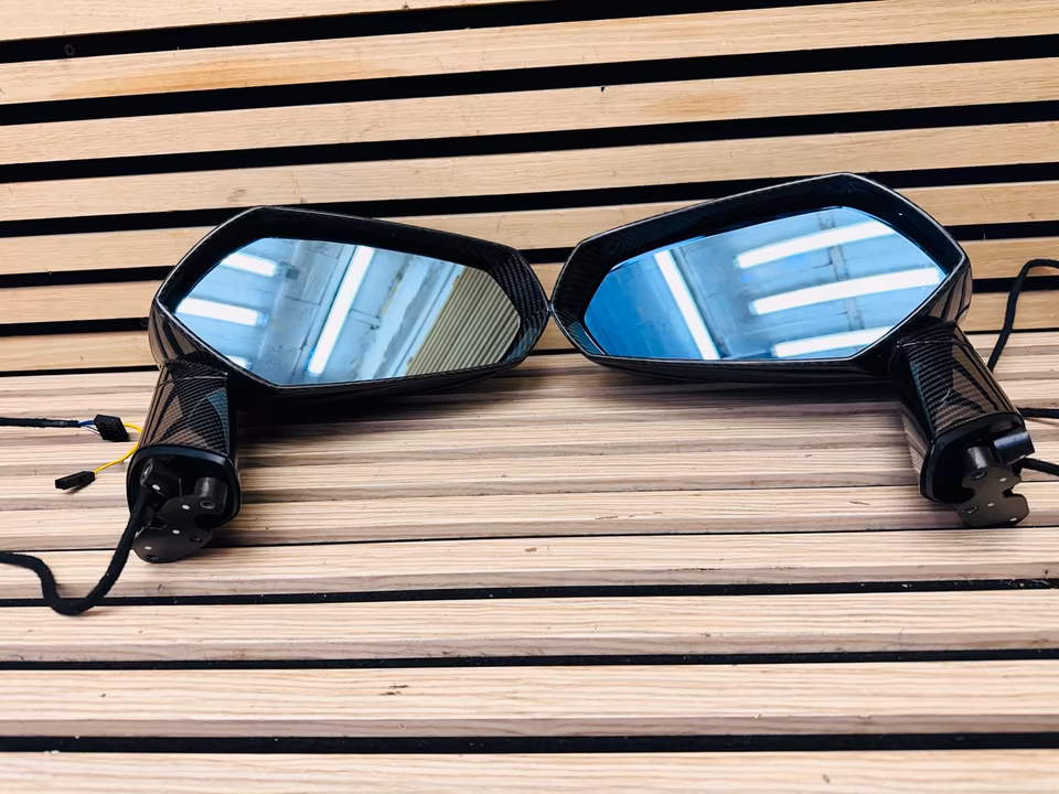 Lamborghini Aventador Exterior Mirrors Carbon Right Left - Image 7