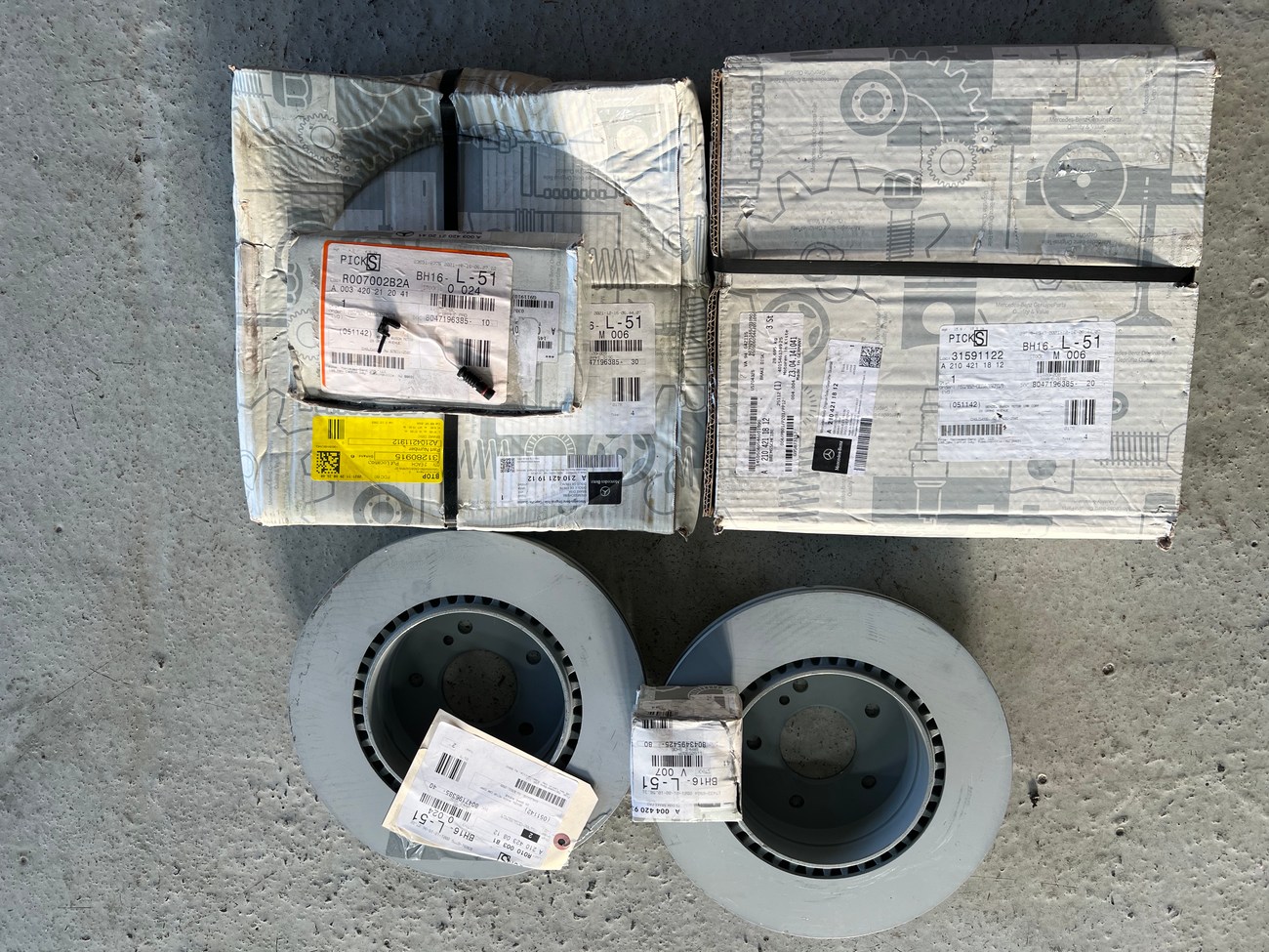 Kleemann Headers for M113 W210 and All Four AMG Brake Rotors - Image 6