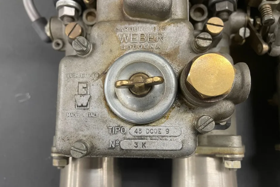 Three Weber 45 DCOE Carburetors and Warneford Intake Manifold for Jaguar - Image 15