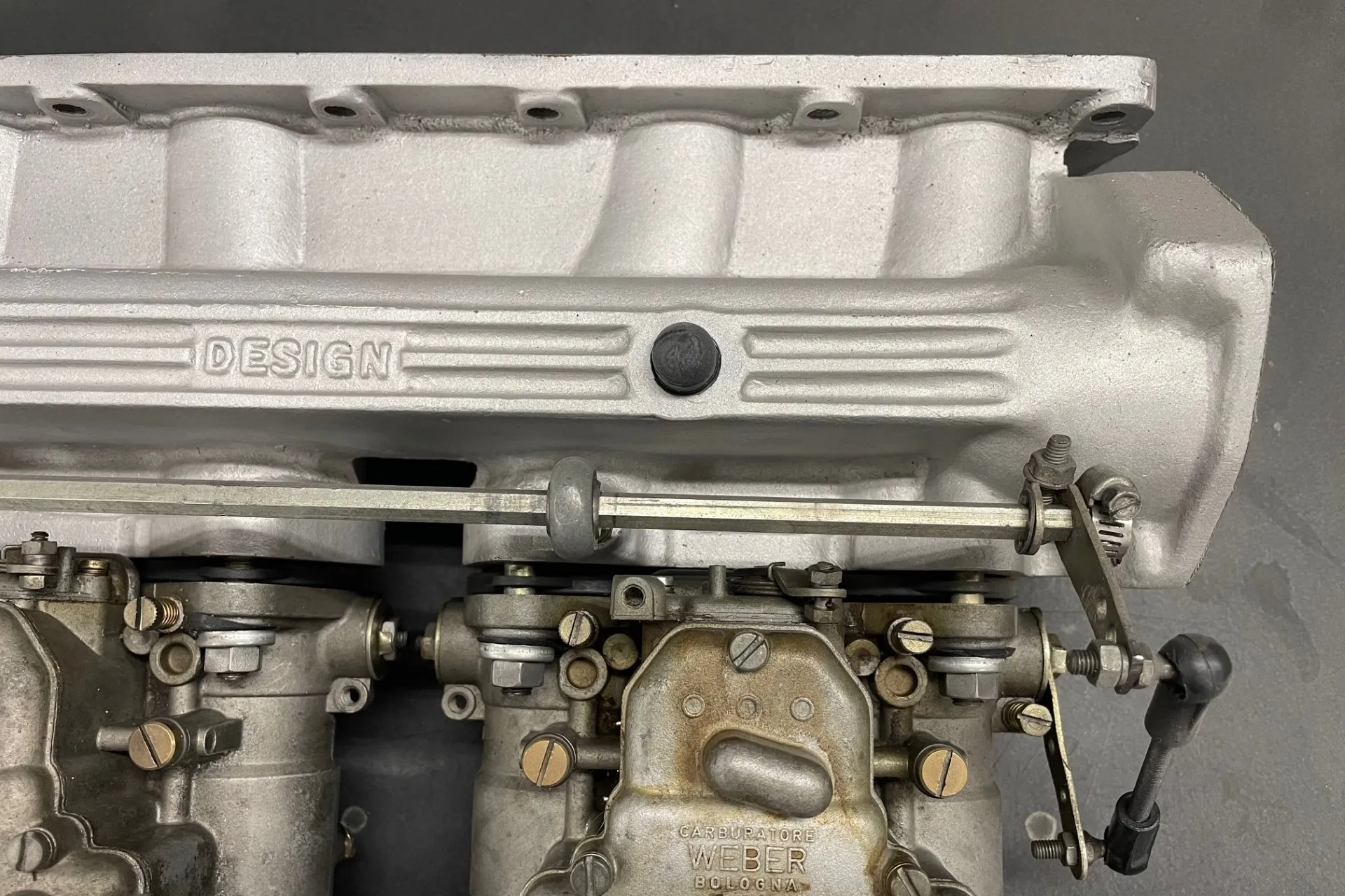 Three Weber 45 DCOE Carburetors and Warneford Intake Manifold for Jaguar - Image 14