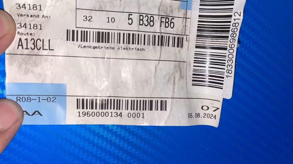 BMW Z4 G29 TOYOTA SUPRA MK5 steering gear 225A40325-01 5B38FB6 - Image 6