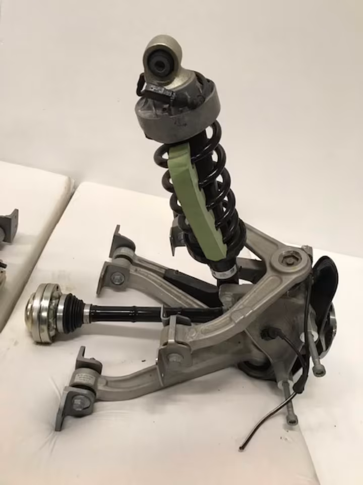 Rear parts complete R8 coupe 5.2 Fsi V10 year 2014 color blue - Image 5