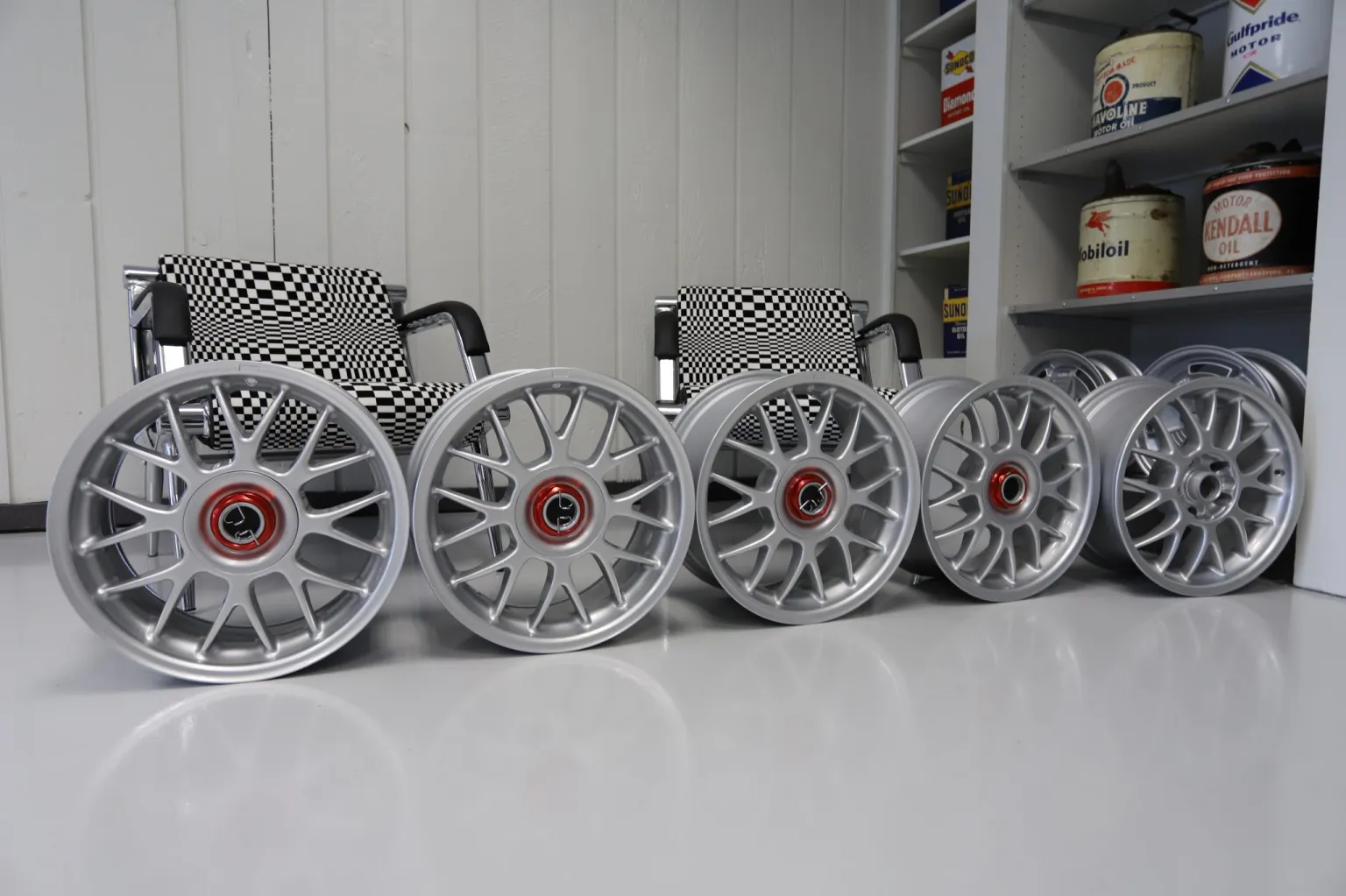 Five 17×8″ TSW Hockenheim R Wheels for BMW - Image 16