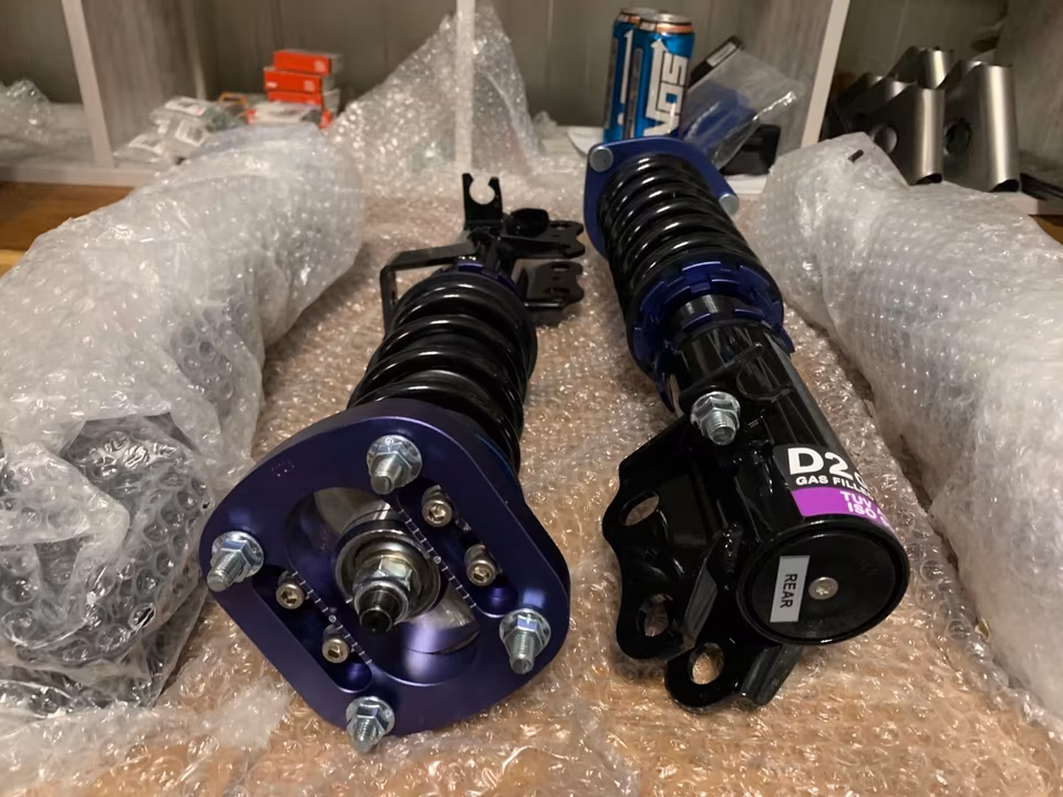 Toyota MR2 SW20 Street coilover suspension D2 TÜV approved 3sge 3sgte