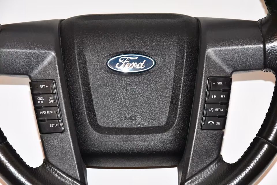Ford F150 2009 - 2014 Leather Steering Wheel Black Original OEM - Image 13