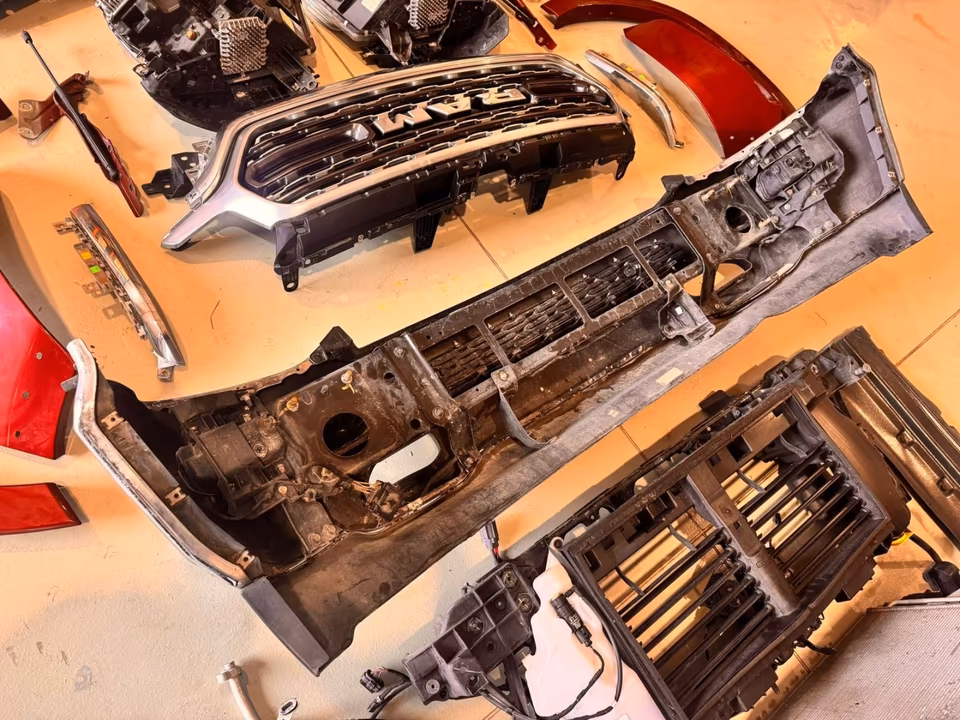 DODGE RAM 5 LIMITED HEADLIGHTS RADIATOR CARRIER HOOD FENDERS - Image 7