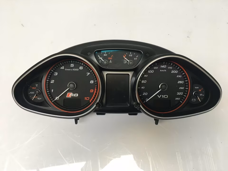 Audi R8 V10 facelift Spyder instrument cluster speedometer 420.920.930.T