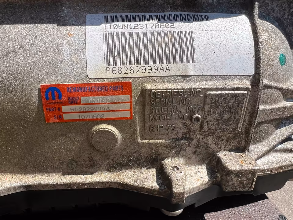 Automatic transmission Dodge Charger Challenger 6.4L V8 SRT 492PS 86TK - Image 2