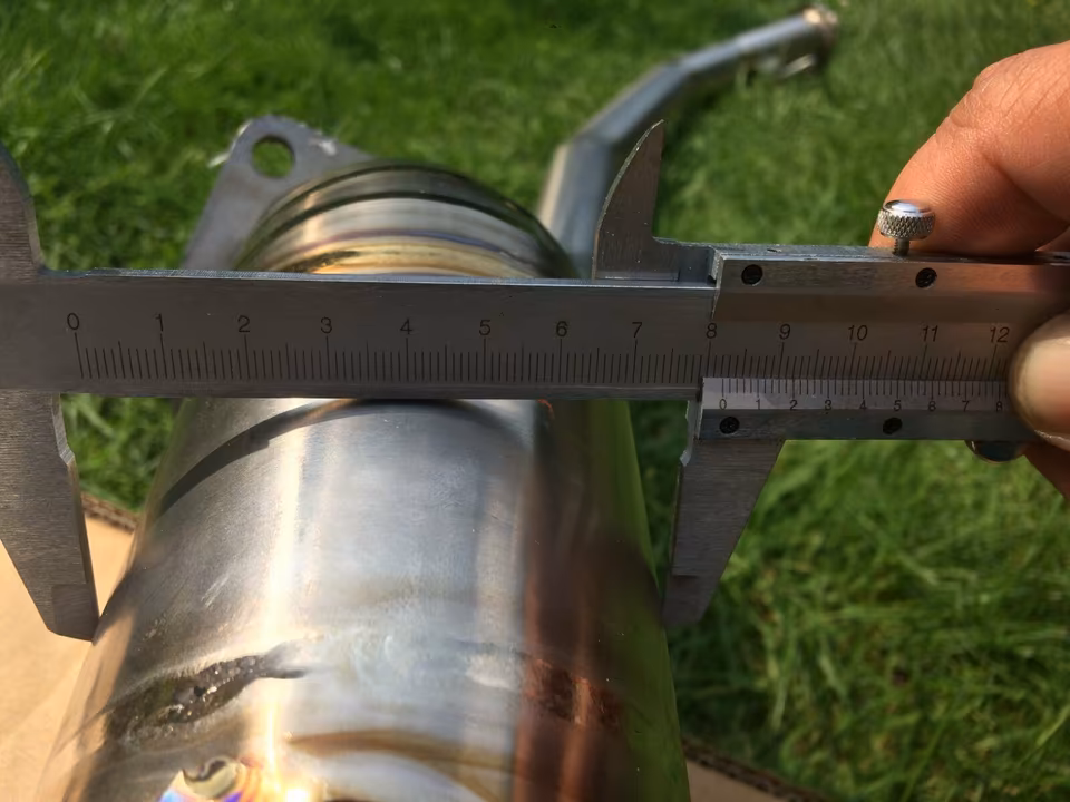 TITAN exhaust system, sports exhaust for NISSAN GTR R35, 7.8 kg - Image 5