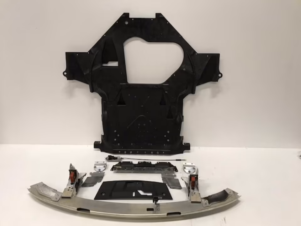 Rear parts complete R8 coupe 5.2 Fsi V10 year 2014 color blue - Image 11