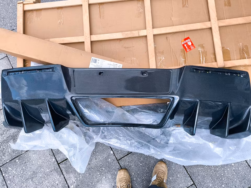 Corvette C7 carbon diffuser rear