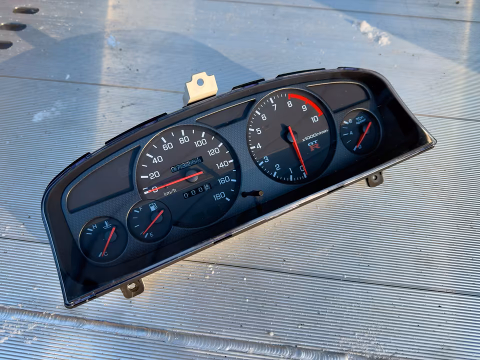 Nissan skyline r33 GTR speedometer instrument tachoinstrument cockpit