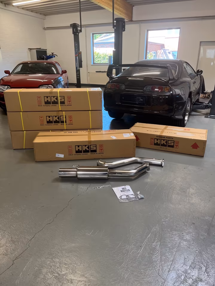 Toyota Supra MK4 2jz-gte JZA80 HKS Silent Hipower exhaust system - Image 5