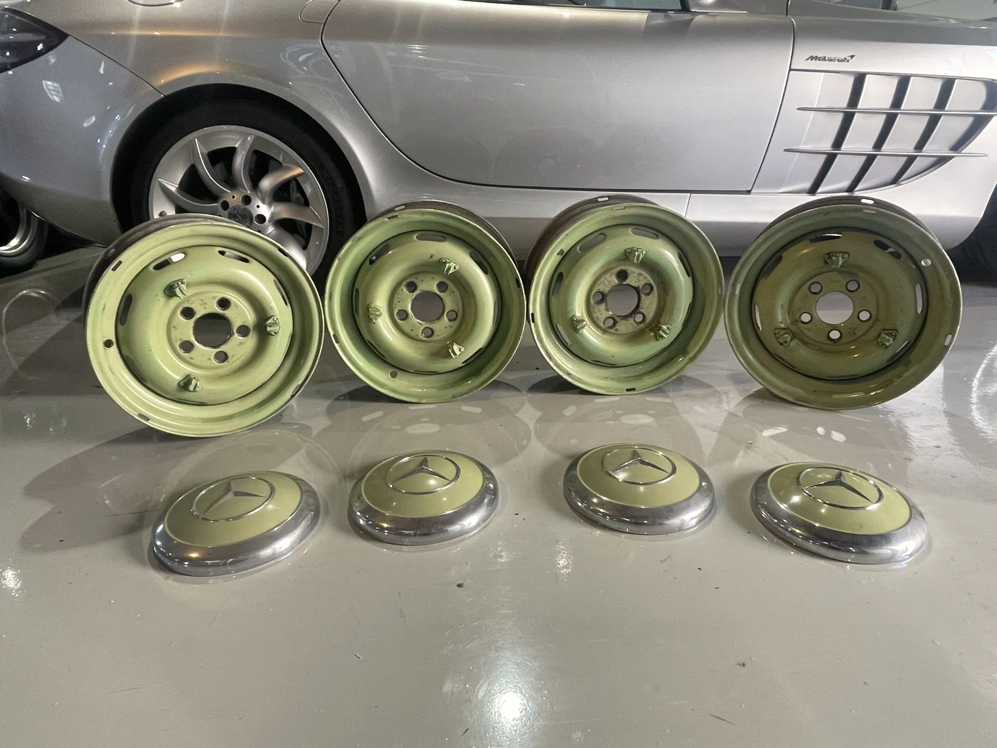 15×5.5″ Wheels for Mercedes-Benz 300SL Roadster - Image 8