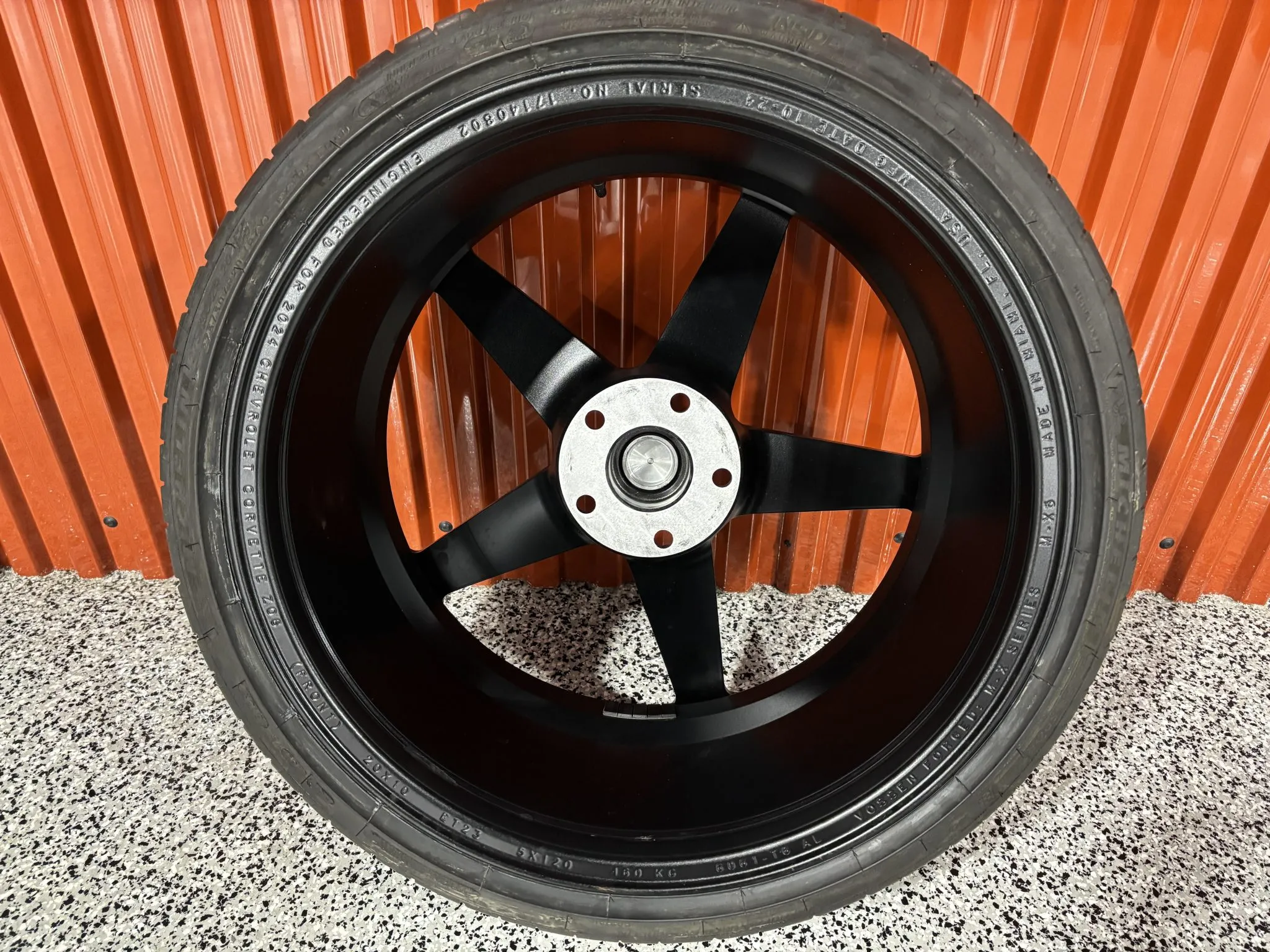 20×10″ and 21×13″ Vossen M-X5 Monoblock Wheels for C8 Corvette - Image 8