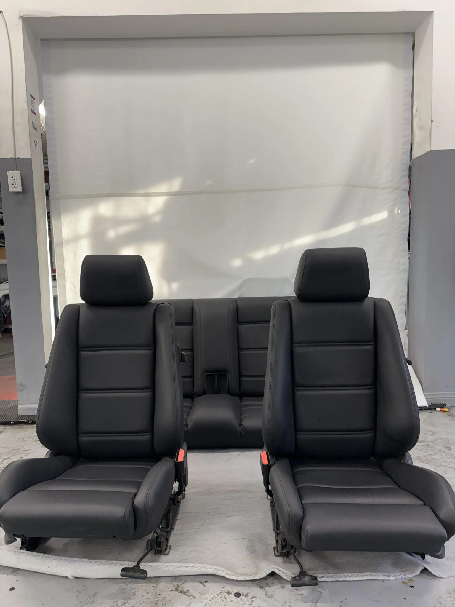BMW E30 M3 Front Sport Seats & Rear Bench - Image 9