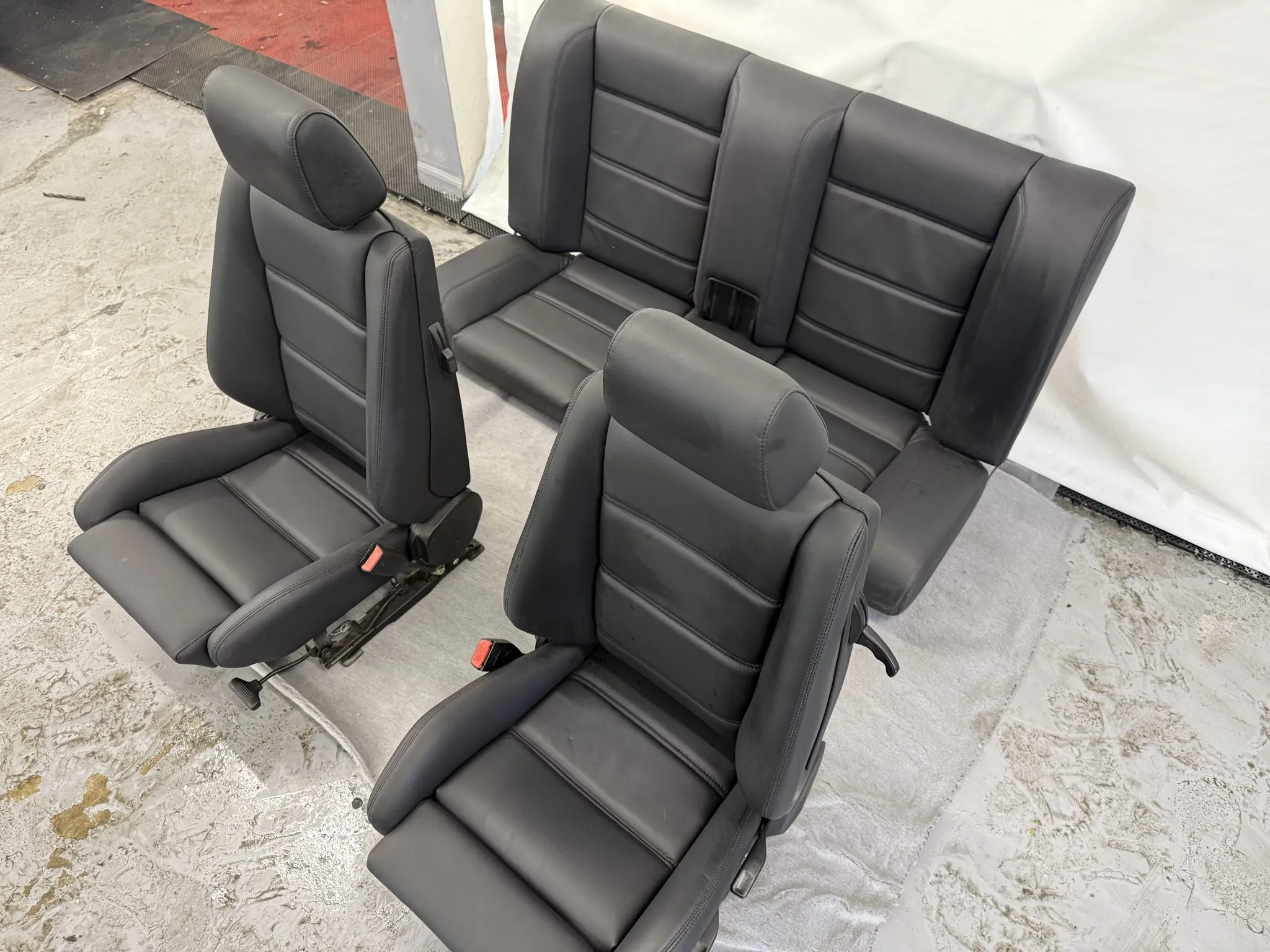 BMW E30 M3 Front Sport Seats & Rear Bench - Image 8