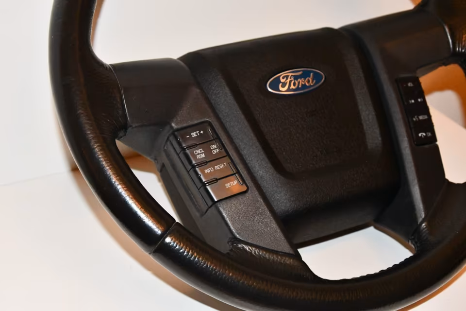 Ford F150 2009 - 2014 Leather Steering Wheel Black Original OEM - Image 12