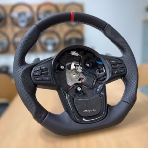 Toyota Supra MK5 steering wheel re-covering, flat-bottomed, Ar.A358