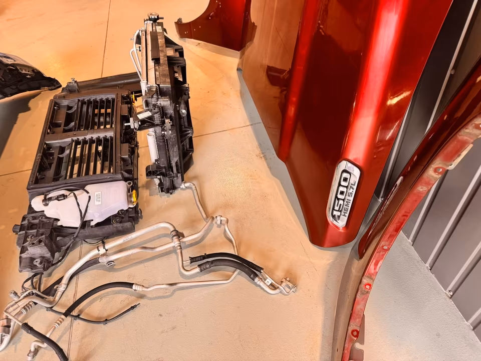 DODGE RAM 5 LIMITED HEADLIGHTS RADIATOR CARRIER HOOD FENDERS - Image 12