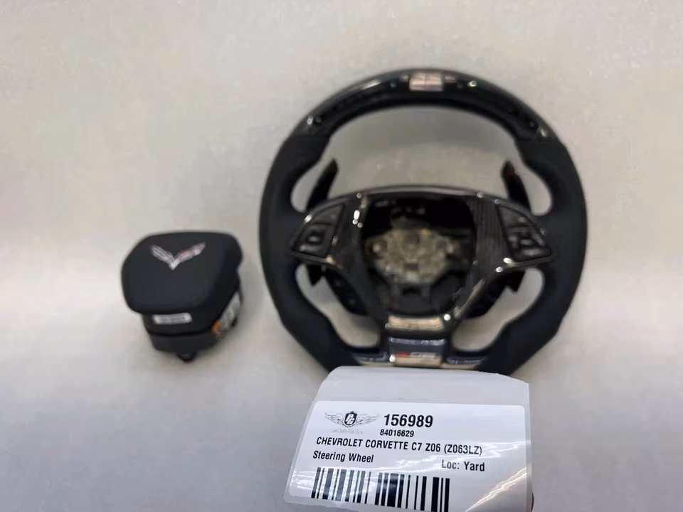 CORVETTE C7 Z06 EDITION 65 CARBON LED STEERING WHEEL ORIGINAL - Image 3