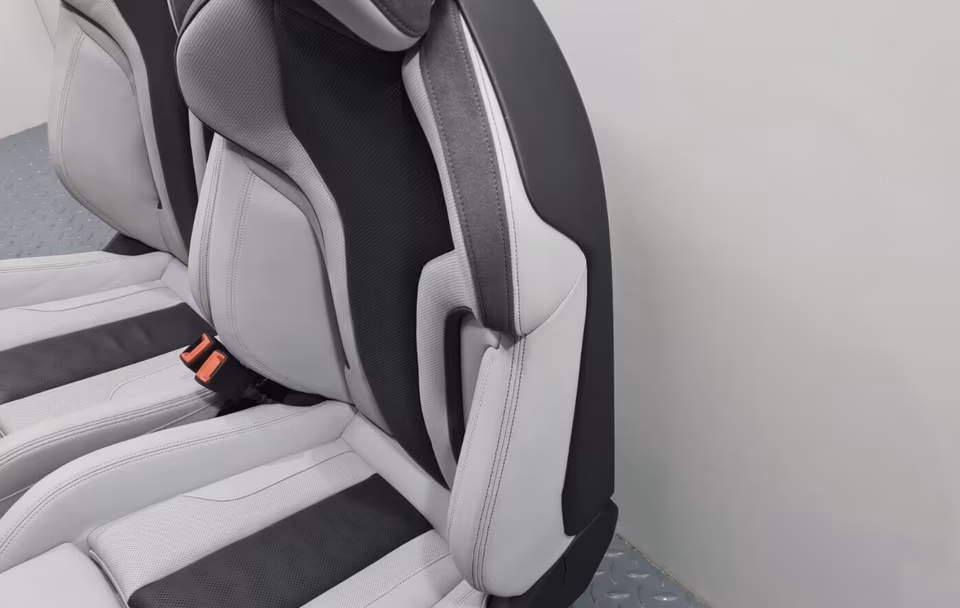 BMW M3 G80 G81 Seats Interior Leather Merino Silverstone - Image 9