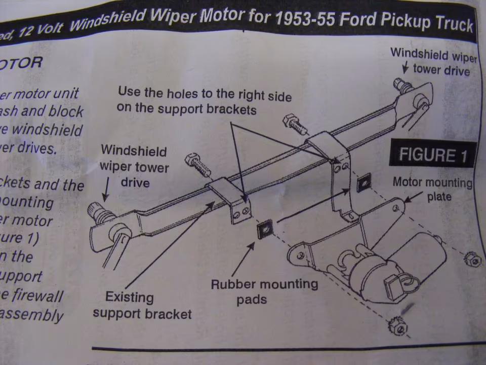 Ford F100 Pickup Windscreen Wiper Electric Motor 1953 to 1954. - Image 3