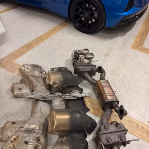 Corvette C8 Original Exhaust System Stainless Steel Catalytic Converter