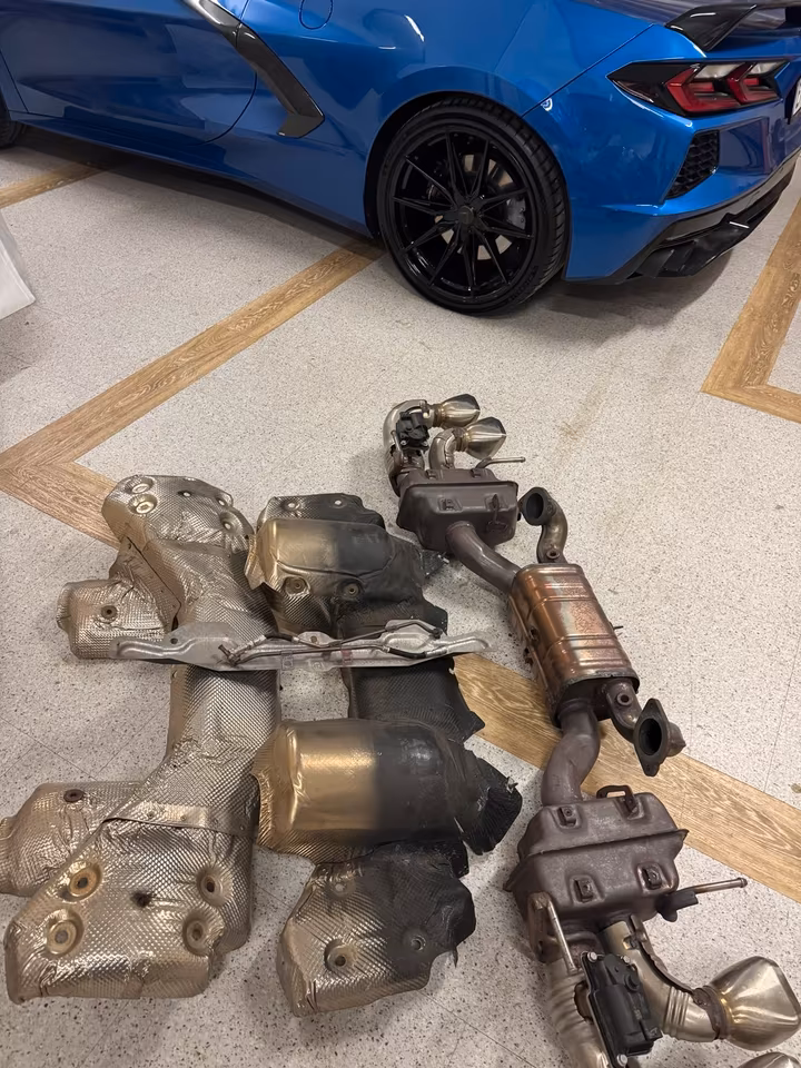 Corvette C8 Original Exhaust System Stainless Steel Catalytic Converter