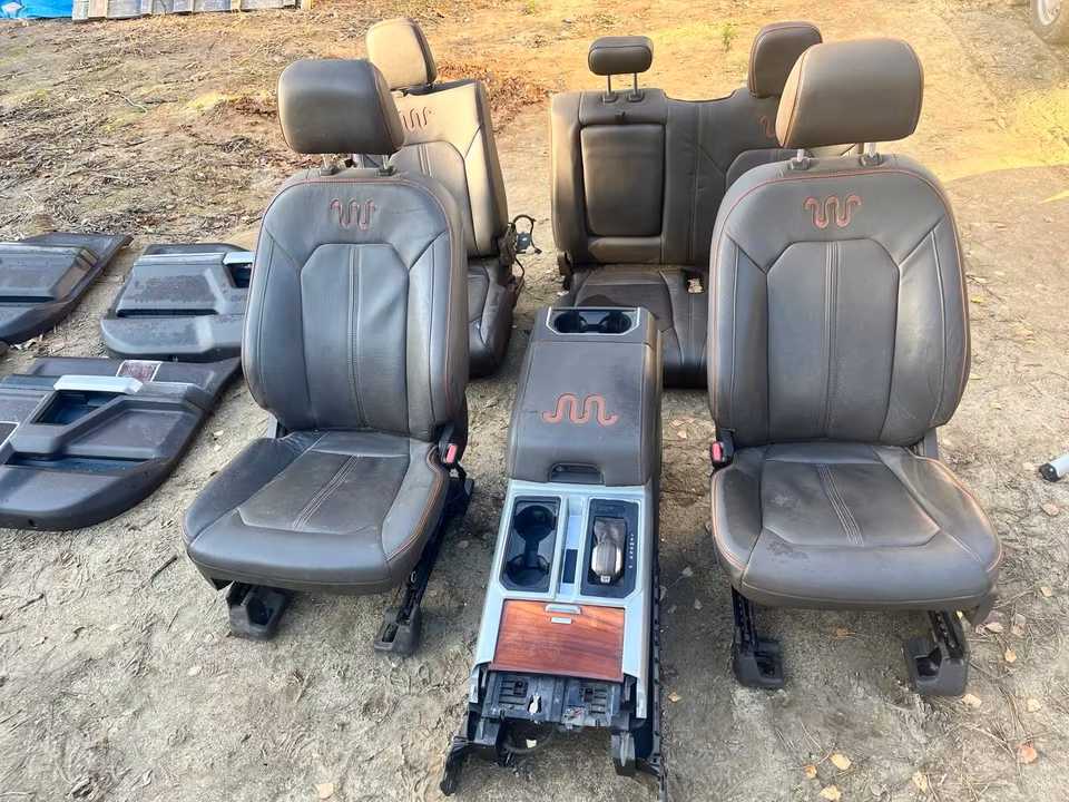 Ford F-150 King Ranch Interior Seats Rear Bench
